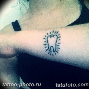 фото тату зуб 23.12.2018 №158 - photo tattoo tooth - tattoo-photo.ru
