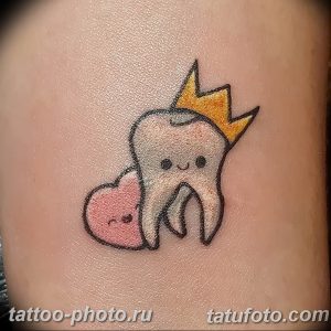 фото тату зуб 23.12.2018 №185 - photo tattoo tooth - tattoo-photo.ru