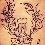 фото тату зуб 23.12.2018 №198 - photo tattoo tooth - tattoo-photo.ru