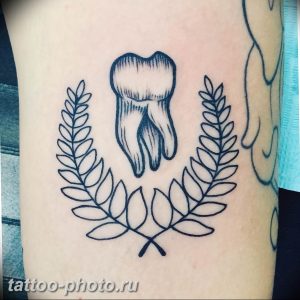 фото тату зуб 23.12.2018 №208 - photo tattoo tooth - tattoo-photo.ru