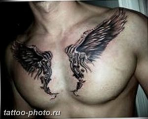 фото тату крылья 23.12.2018 №002 - photo tattoo wings - tattoo-photo.ru
