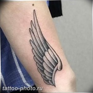 фото тату крылья 23.12.2018 №007 - photo tattoo wings - tattoo-photo.ru