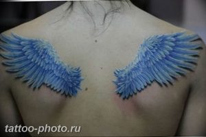 фото тату крылья 23.12.2018 №010 - photo tattoo wings - tattoo-photo.ru