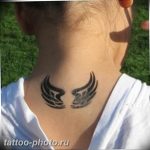 фото тату крылья 23.12.2018 №012 - photo tattoo wings - tattoo-photo.ru