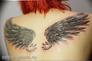 фото тату крылья 23.12.2018 №015 - photo tattoo wings - tattoo-photo.ru