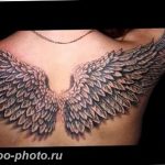 фото тату крылья 23.12.2018 №024 - photo tattoo wings - tattoo-photo.ru