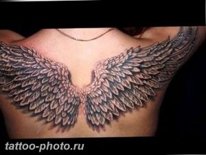 фото тату крылья 23.12.2018 №024 - photo tattoo wings - tattoo-photo.ru