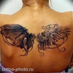 фото тату крылья 23.12.2018 №026 - photo tattoo wings - tattoo-photo.ru