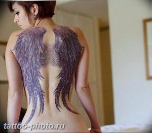 фото тату крылья 23.12.2018 №028 - photo tattoo wings - tattoo-photo.ru