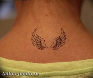фото тату крылья 23.12.2018 №032 - photo tattoo wings - tattoo-photo.ru