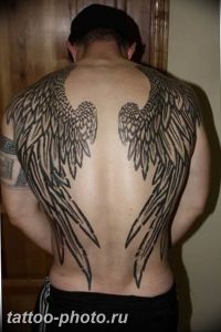фото тату крылья 23.12.2018 №033 - photo tattoo wings - tattoo-photo.ru