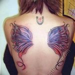 фото тату крылья 23.12.2018 №042 - photo tattoo wings - tattoo-photo.ru
