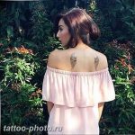 фото тату крылья 23.12.2018 №059 - photo tattoo wings - tattoo-photo.ru