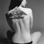 фото тату крылья 23.12.2018 №065 - photo tattoo wings - tattoo-photo.ru