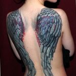 фото тату крылья 23.12.2018 №069 - photo tattoo wings - tattoo-photo.ru