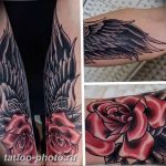 фото тату крылья 23.12.2018 №071 - photo tattoo wings - tattoo-photo.ru