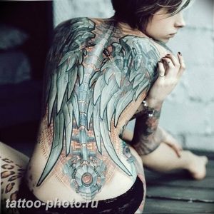фото тату крылья 23.12.2018 №072 - photo tattoo wings - tattoo-photo.ru