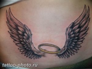 фото тату крылья 23.12.2018 №073 - photo tattoo wings - tattoo-photo.ru