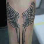 фото тату крылья 23.12.2018 №076 - photo tattoo wings - tattoo-photo.ru
