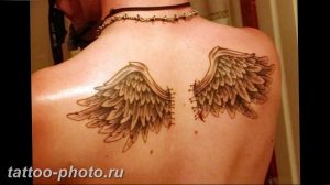 фото тату крылья 23.12.2018 №085 - photo tattoo wings - tattoo-photo.ru