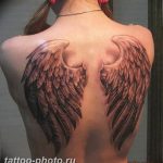фото тату крылья 23.12.2018 №086 - photo tattoo wings - tattoo-photo.ru