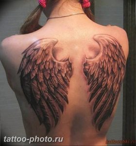 фото тату крылья 23.12.2018 №086 - photo tattoo wings - tattoo-photo.ru