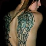 фото тату крылья 23.12.2018 №089 - photo tattoo wings - tattoo-photo.ru