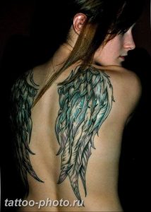 фото тату крылья 23.12.2018 №089 - photo tattoo wings - tattoo-photo.ru