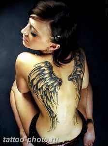 фото тату крылья 23.12.2018 №091 - photo tattoo wings - tattoo-photo.ru