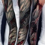 фото тату крылья 23.12.2018 №098 - photo tattoo wings - tattoo-photo.ru