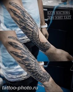 фото тату крылья 23.12.2018 №102 - photo tattoo wings - tattoo-photo.ru