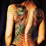 фото тату крылья 23.12.2018 №103 - photo tattoo wings - tattoo-photo.ru