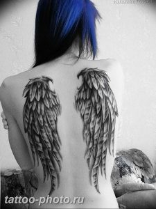 фото тату крылья 23.12.2018 №108 - photo tattoo wings - tattoo-photo.ru
