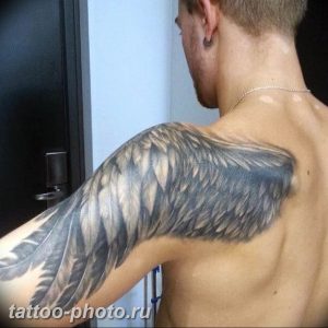фото тату крылья 23.12.2018 №130 - photo tattoo wings - tattoo-photo.ru