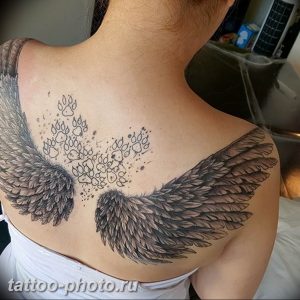 фото тату крылья 23.12.2018 №150 - photo tattoo wings - tattoo-photo.ru