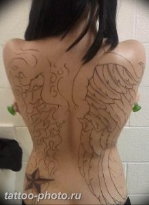 фото тату крылья 23.12.2018 №154 - photo tattoo wings - tattoo-photo.ru