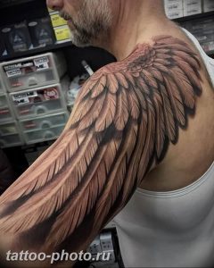 фото тату крылья 23.12.2018 №166 - photo tattoo wings - tattoo-photo.ru