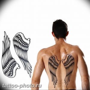 фото тату крылья 23.12.2018 №167 - photo tattoo wings - tattoo-photo.ru