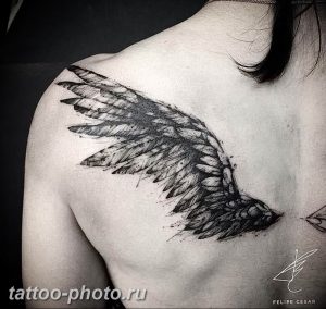 фото тату крылья 23.12.2018 №171 - photo tattoo wings - tattoo-photo.ru