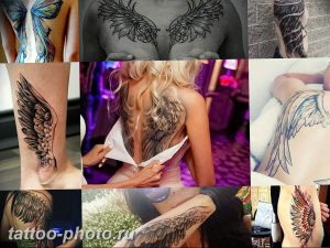 фото тату крылья 23.12.2018 №200 - photo tattoo wings - tattoo-photo.ru