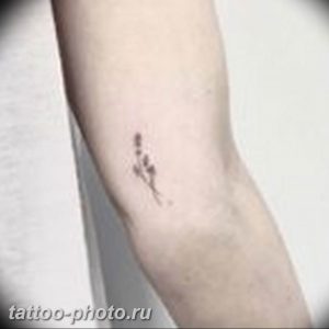 фото тату лаванда 24.12.2018 №001 - photo tattoo lavender - tattoo-photo.ru