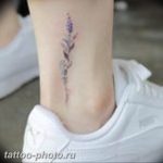 фото тату лаванда 24.12.2018 №002 - photo tattoo lavender - tattoo-photo.ru