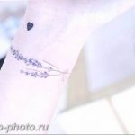 фото тату лаванда 24.12.2018 №007 - photo tattoo lavender - tattoo-photo.ru