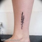 фото тату лаванда 24.12.2018 №008 - photo tattoo lavender - tattoo-photo.ru