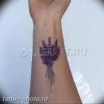 фото тату лаванда 24.12.2018 №018 - photo tattoo lavender - tattoo-photo.ru