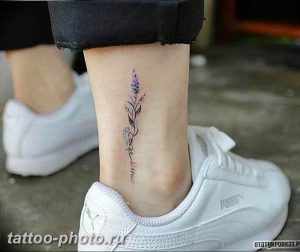 фото тату лаванда 24.12.2018 №031 - photo tattoo lavender - tattoo-photo.ru