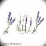 фото тату лаванда 24.12.2018 №032 - photo tattoo lavender - tattoo-photo.ru