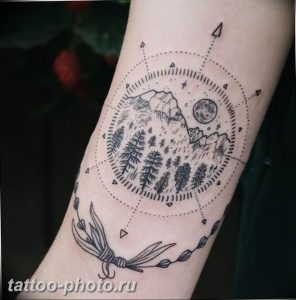 фото тату лаванда 24.12.2018 №040 - photo tattoo lavender - tattoo-photo.ru
