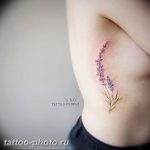 фото тату лаванда 24.12.2018 №043 - photo tattoo lavender - tattoo-photo.ru