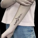 фото тату лаванда 24.12.2018 №048 - photo tattoo lavender - tattoo-photo.ru